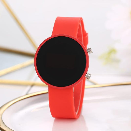 Round LED Cute Fashion Casual Metal Electronic Watch da0b4978 f01f 429d b90d 228c69710edd