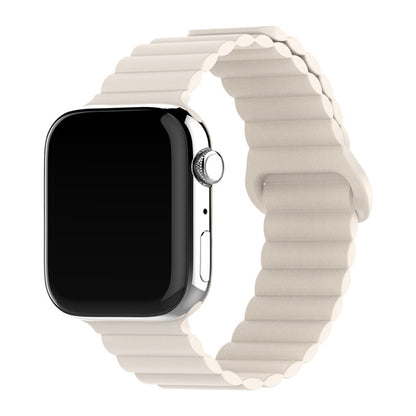 Two-color Silicone Magnetic Back Ring Buckle Watch Band da0f8e90 777e 4bc1 8f89 b01ab79e28e3
