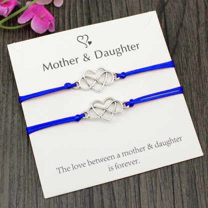 Heart Shaped Wax Wire Braided Bracelet da118473 7964 4881 b697 92683744cea1