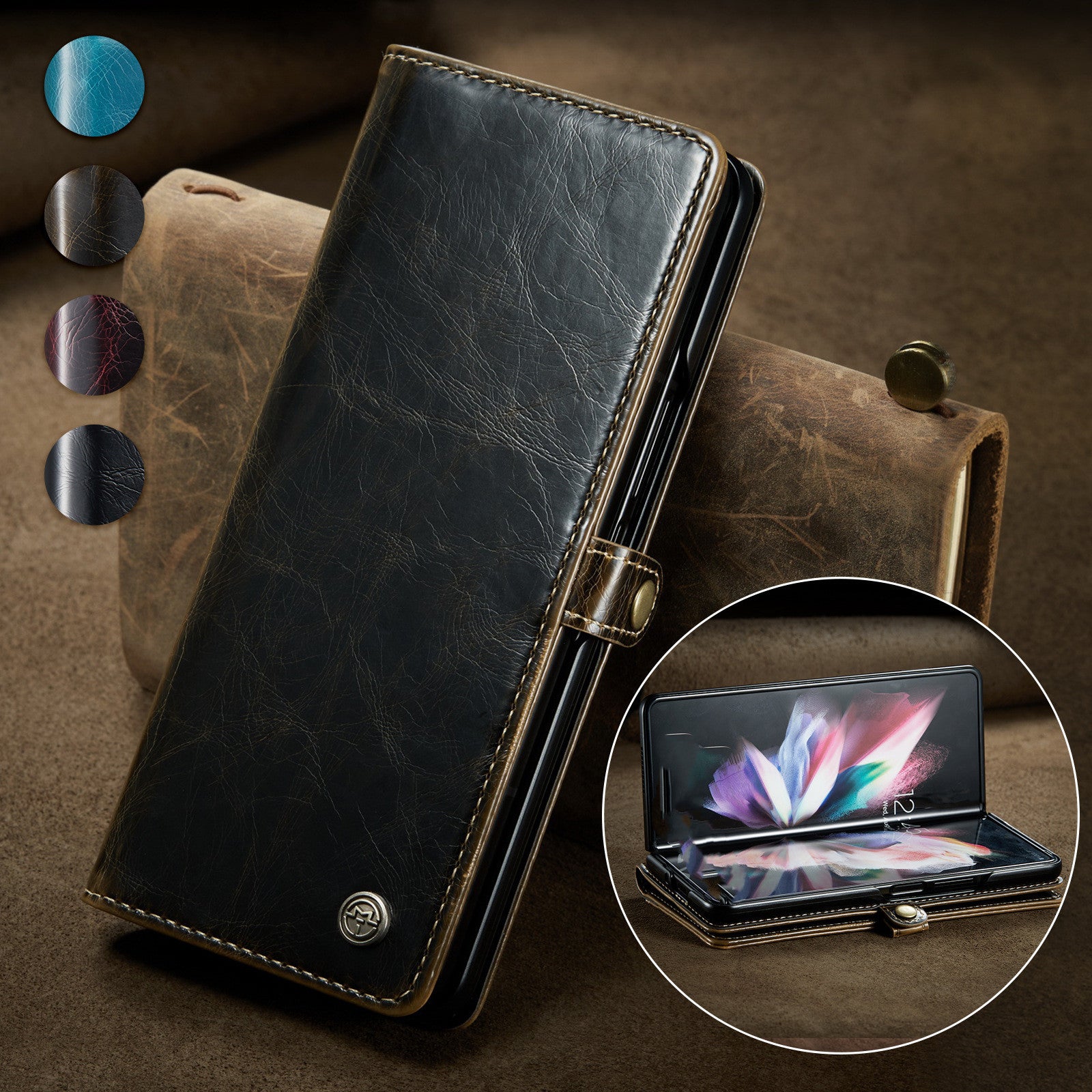 Mobile Phone Holster Crazy Horse Pattern Protective Cover da167521 0d7b 4a66 8c25 5f6209eff9f8