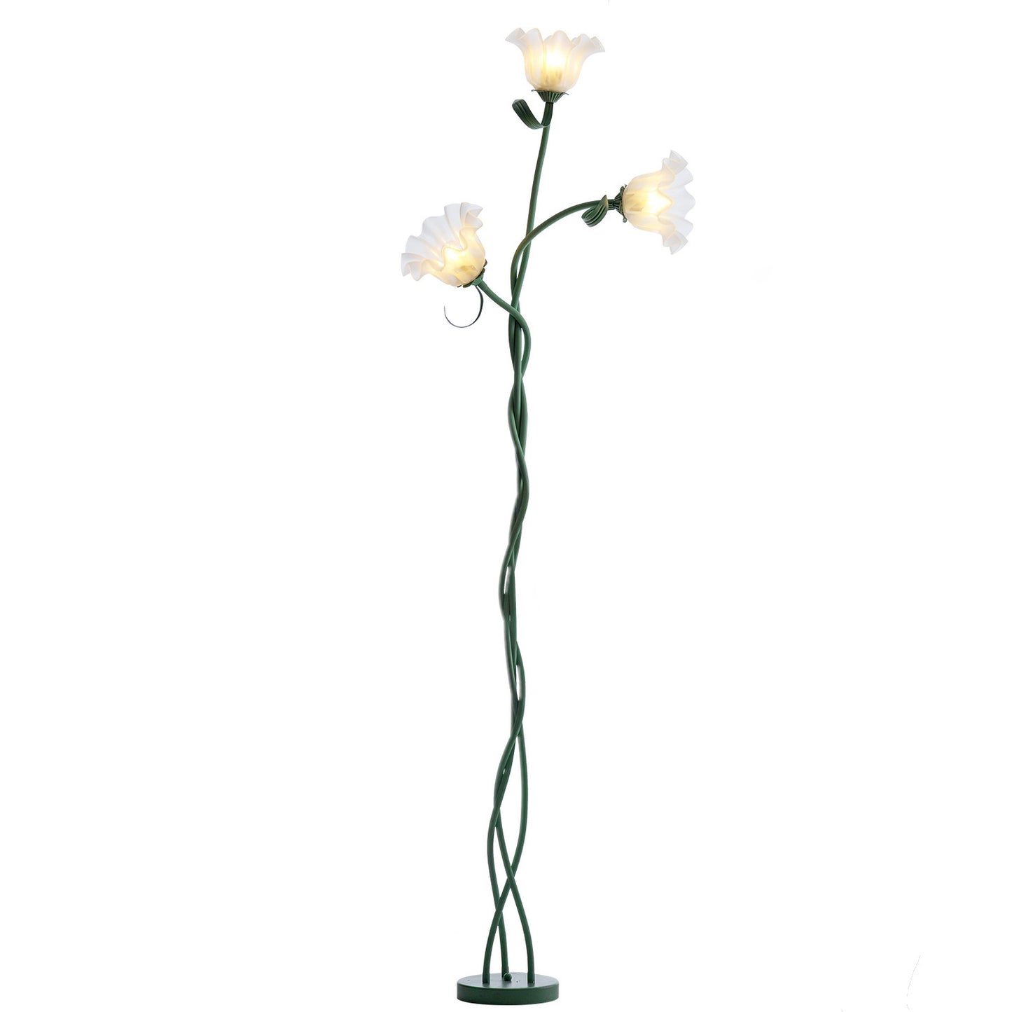 Cream Style Floor Lamp Living Room French Pastoral Bedroom Atmosphere Flower Lamp da1d1167 831f 44cd 8fab 76d5de875fda