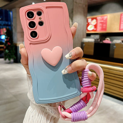 Suitable For S24ultra Phone Case A73 Love S23 Lanyard da1d30ff fbd1 4c4e 9e0d efa4e19489e8