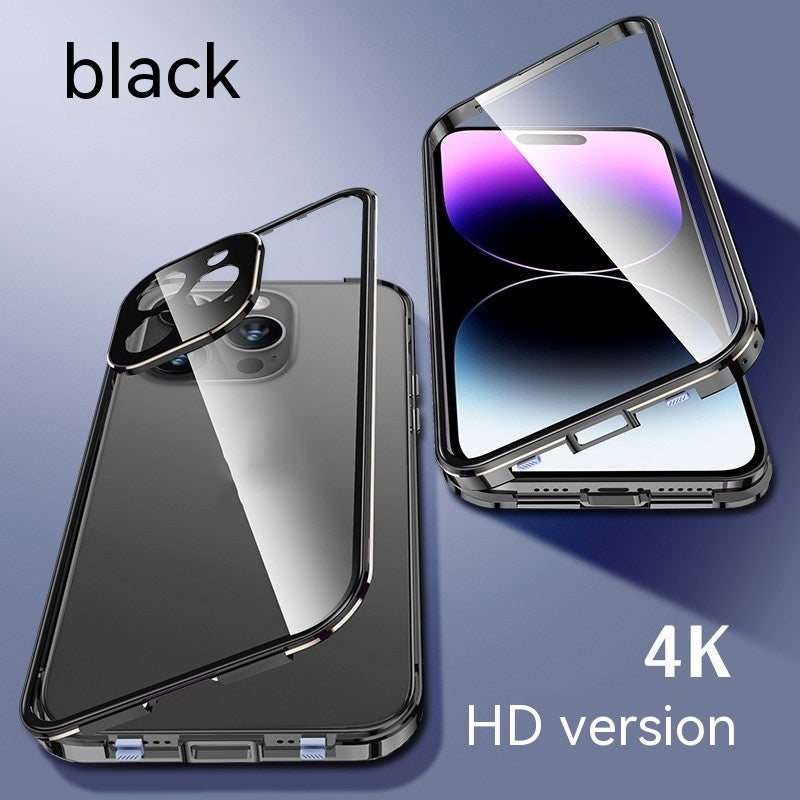 Peep-proof Magnetic Glass Double-sided Buckle Phone Case da21a204 4032 413a 9e7a 046498101d19 trans