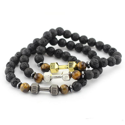 Stretch Volcano Dumbbell Men's Bracelet da21b070 ba15 4961 a027 1690ee9a1bf0