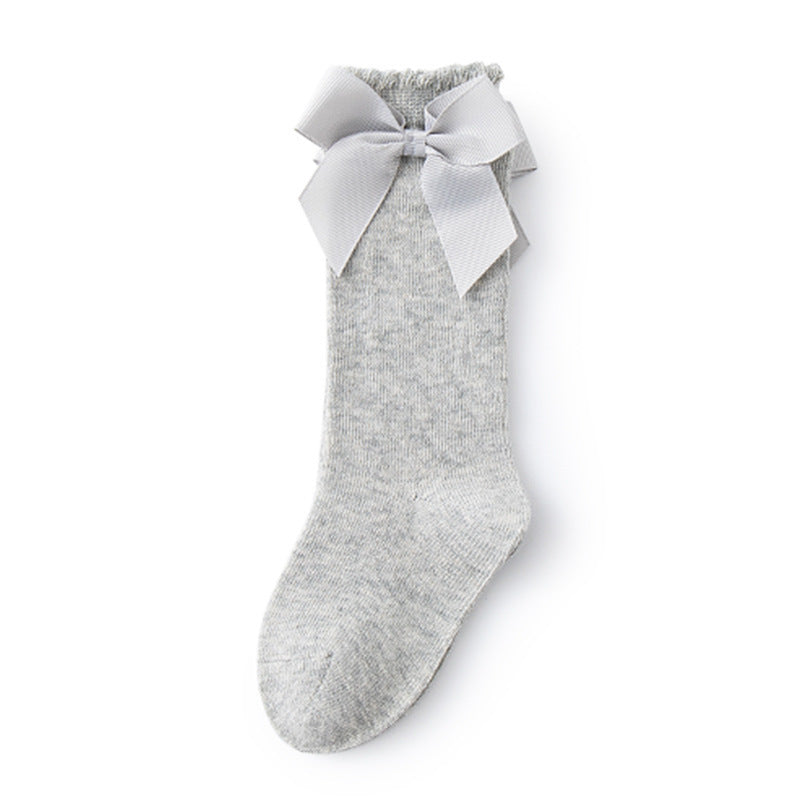 Girls' Socks Mid-calf Bow Princess da45935f 37fe 4fc3 a88b 3734affd095c
