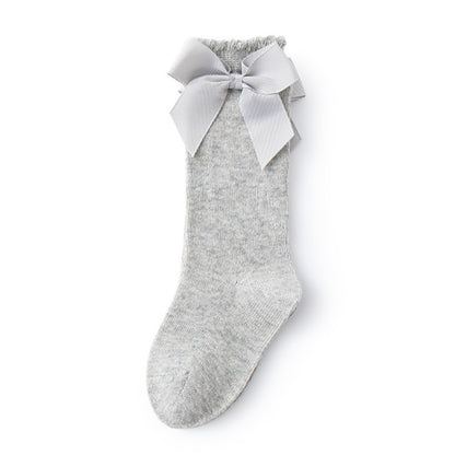 Girls' Socks Mid-calf Bow Princess da45935f 37fe 4fc3 a88b 3734affd095c