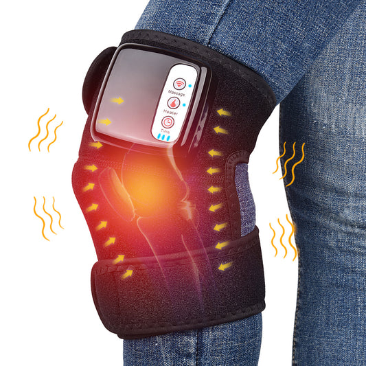 Electric Infrared Heating Knee Massager Wrap Elbow Joint Support Vibration Therapy Physiotherapy Machine Pain Relief Massagea