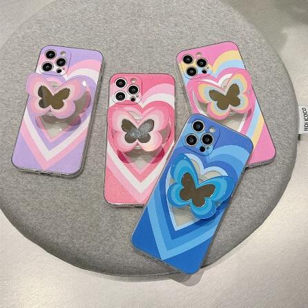 Color Butterfly Stand Silicone Phone Case da7cfa43 3368 41d3 973d a0ac9f55fa6c