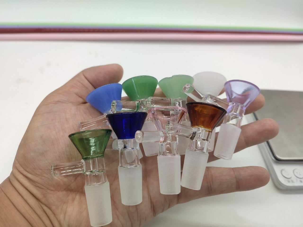 High Borosilicate Glass Small Pipe Tobacco Gun Accessories da80d54e 191a 4b17 93dd aeb61ec86dbf