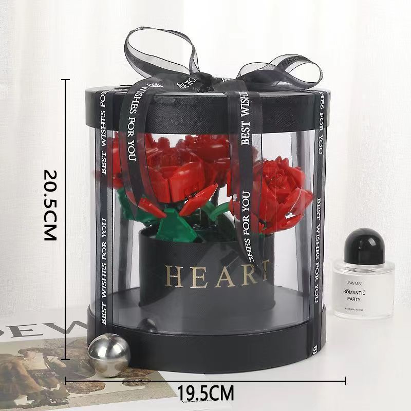 Building Blocks Rose Bouquet Flower Pot daa56a55 0934 40e4 8fd1 263ef8519cd8
