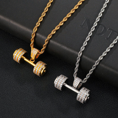 Men's Full Diamond Hip Hop Pendant Necklace daa5dfce e28e 4c69 bf3e bd000963d775
