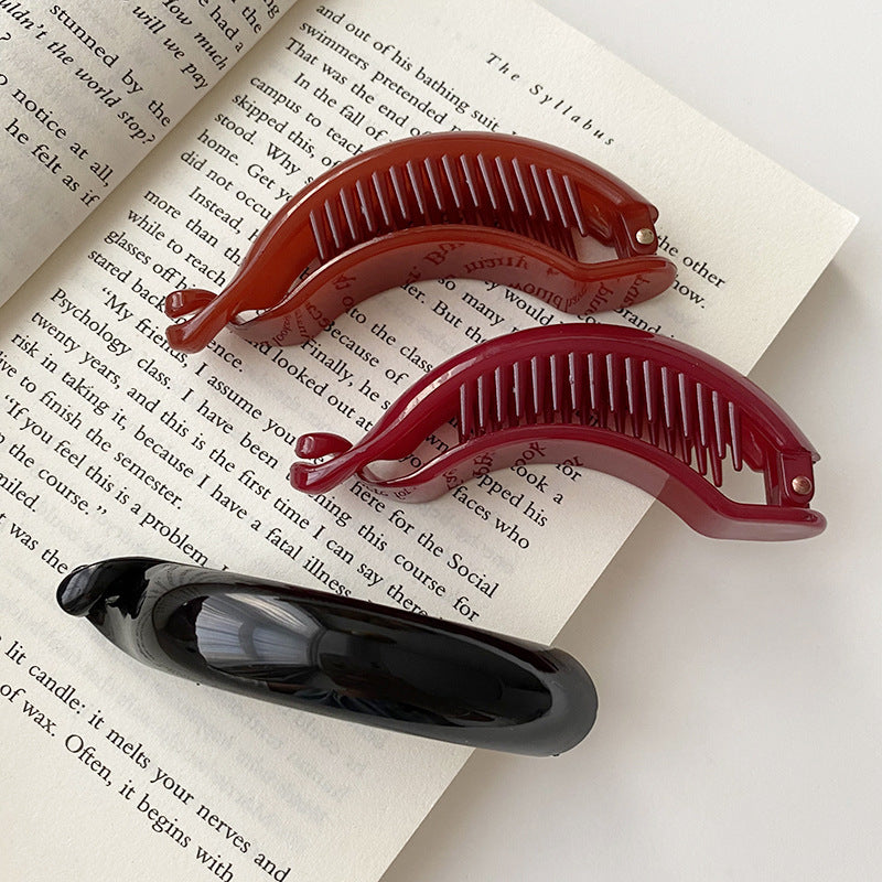 Korean Simple Temperamental High Ponytail Clasp Retro Twist Barrettes dad58d51 9e04 4b2e bbf7 7640b747d227