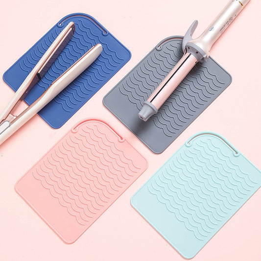 Curler Portable Hair Straightener Curler Silicone Storage Heat Proof Mat daec093d 6a6a 4795 b91c 075b3f652d62