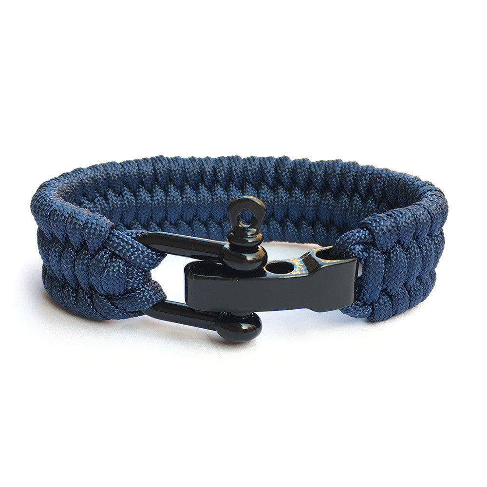 Outdoor Mountaineering Camping Emergency Seven-core Parachute Cord Woven Bracelet dafef57c 158e 4680 a44a c8253c2d542b