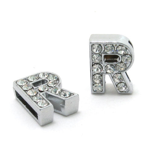 DIY Letter Bracelet 10mm Rhinestone Letter Beads db3a6a1d d12a 4b0f afbc cb97de851f76