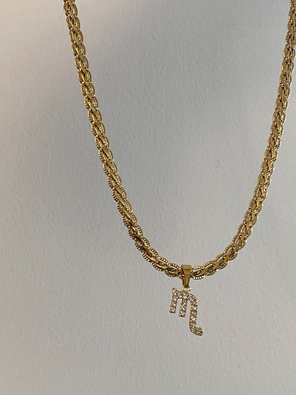 Vintage 18k Gold Plated Diamond Constellation Clavicle Necklace db494728 fd67 4885 b133 e5d337d54fae