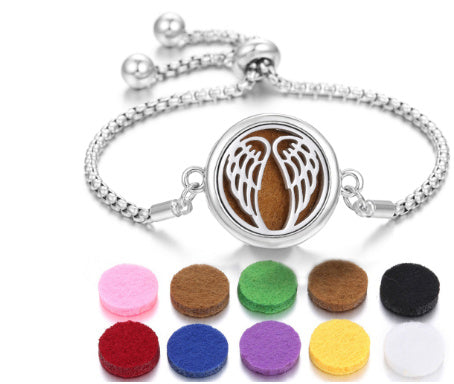 Lucky Tree Aromatherapy Oil Stainless Steel Alloy Bracelet db53c448 989d 4889 859d 67b52eead7ff