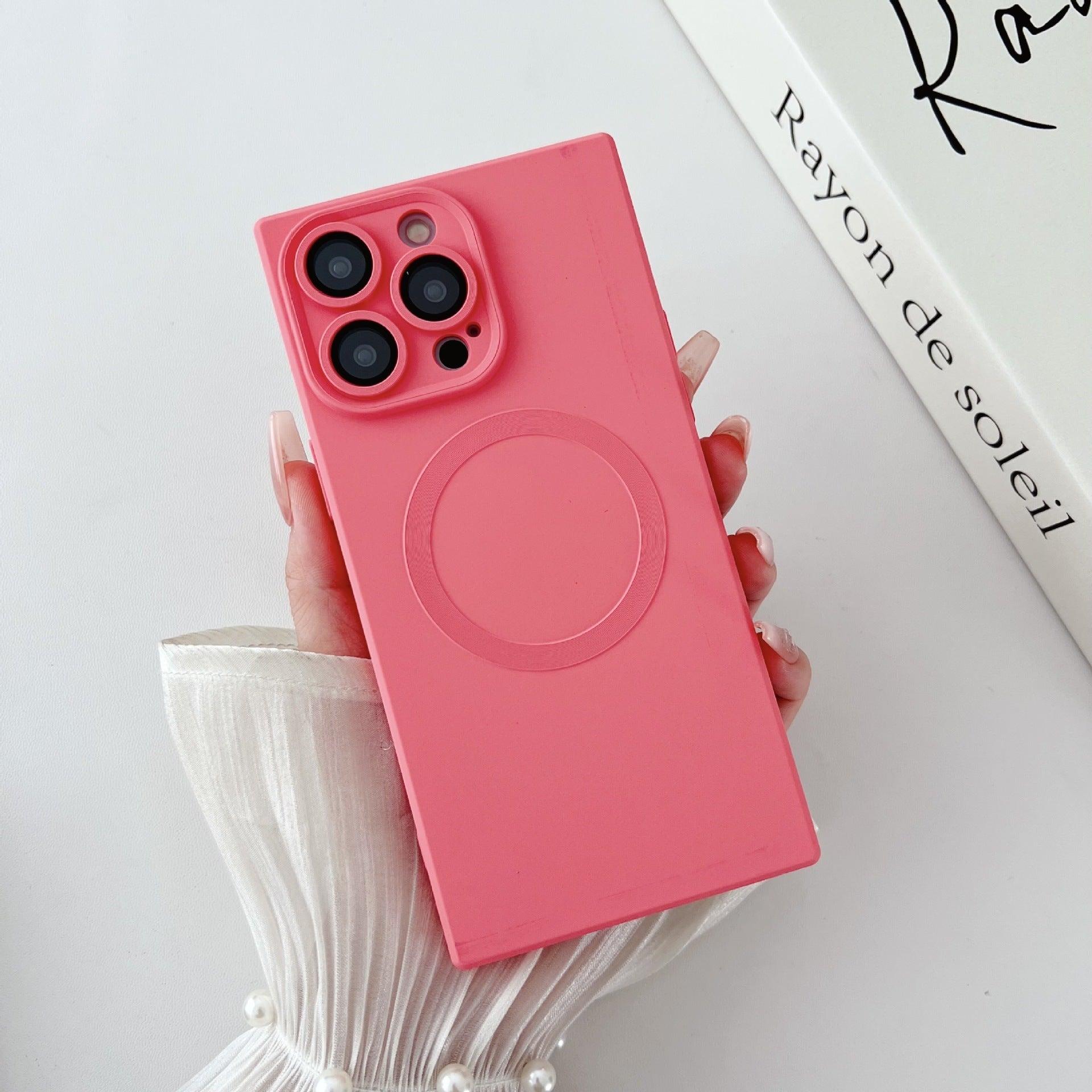 Solid Color Square Magnetic Phone Case db640540 901a 499e 92f1 bf1f81b2f32f
