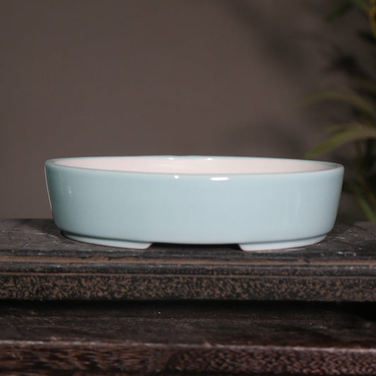 Desktop Oval Ceramic Purple Clay Flowerpot db663976 ad40 4bfe a9ac 5fb12e5cbeec
