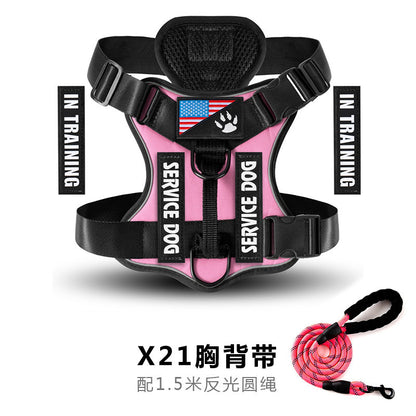 Shock Absorption Night Vision Reflective Pet Tactical Chest Strap db6e13b9 670f 4436 8b83 8ab5993f16f2