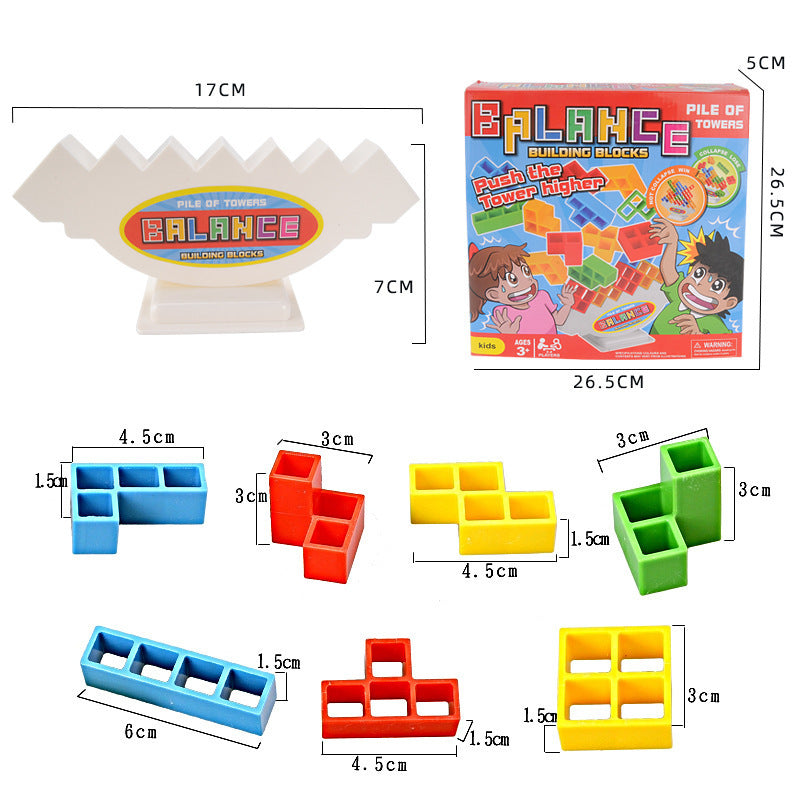 Balance Stacking Board Games Kids Adults Tower Block Toys For Family Parties Travel Games Boys Girls Puzzle Buliding Blocks T