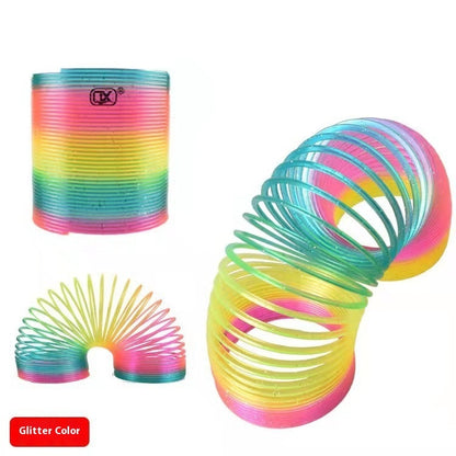Large Rainbow Circle Toy Educational Spring Magic Cycle db93f2cb cf7c 4014 a05f f1b21d82bcb2 trans