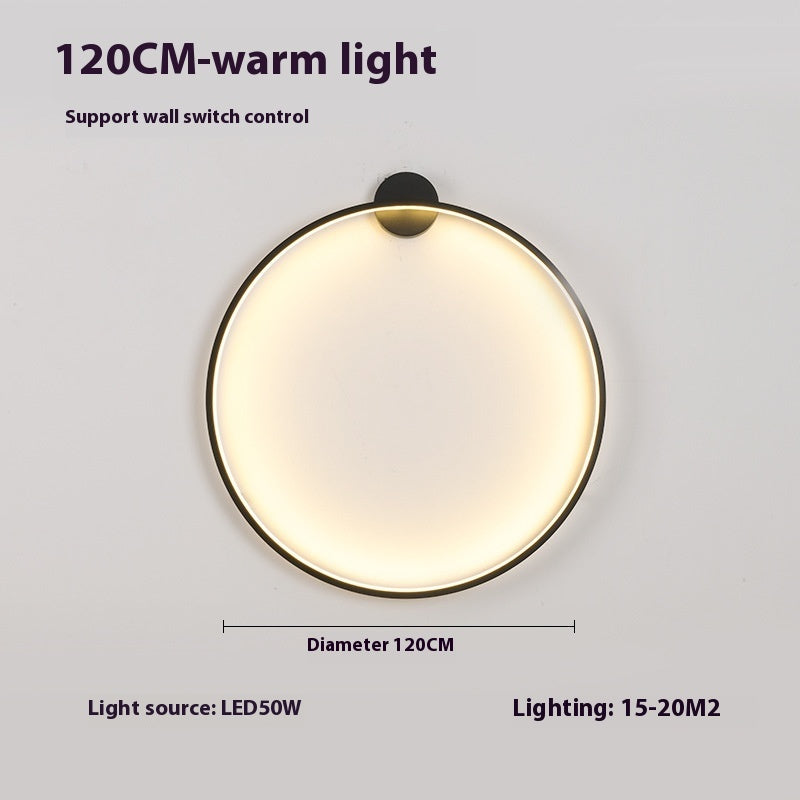 Minimalist Round Bedroom Bedside Lamp Wireless Living Room Sofa Background Wall Hotel Decorative Wall Lamp dba9d658 1782 4bd2