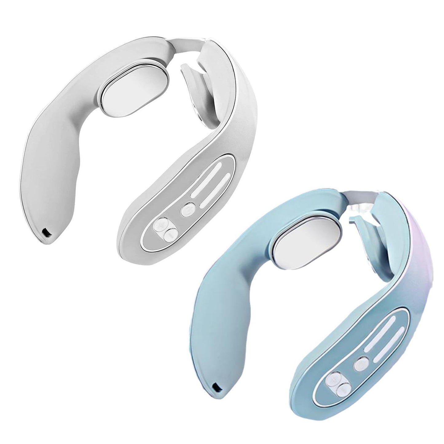 EMS Neck Acupoints Lymphvity Massager Device Intelligent Neck Massager With Heat Blue Hot Design dbc881bd 6c52 4864 85ae 99fe