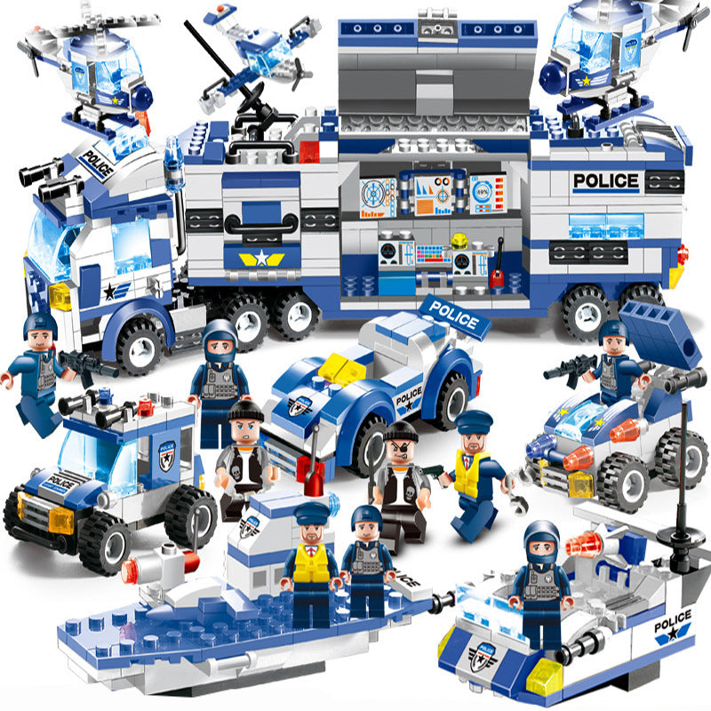 City Police Series Kindergarten Assembly Building Blocks dbcab236 8562 4c17 81a6 4bf42cabcbdc
