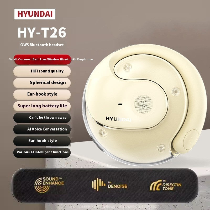 Coconut Ball Wireless Bluetooth Headset Ear-mounted Headset Noise Reduction dbd2986c 67cd 40fe aca7 7df9d106d864