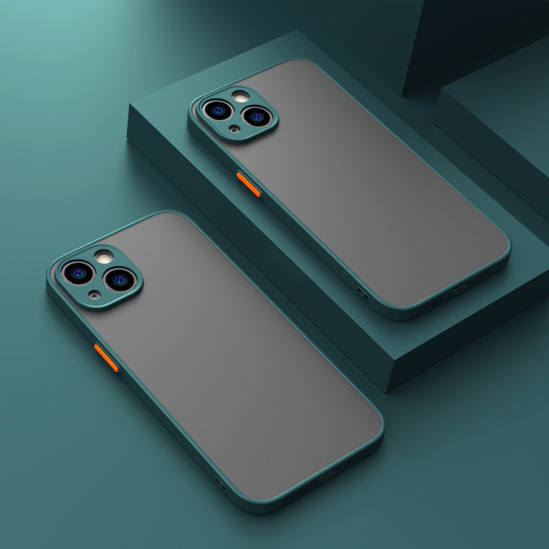 Fine Hole Skin-sensing Phone Case Full Lens Anti-fall Frosted Hard Protective Cover dbdb67f0 2e3a 4305 a065 75880b1c7912