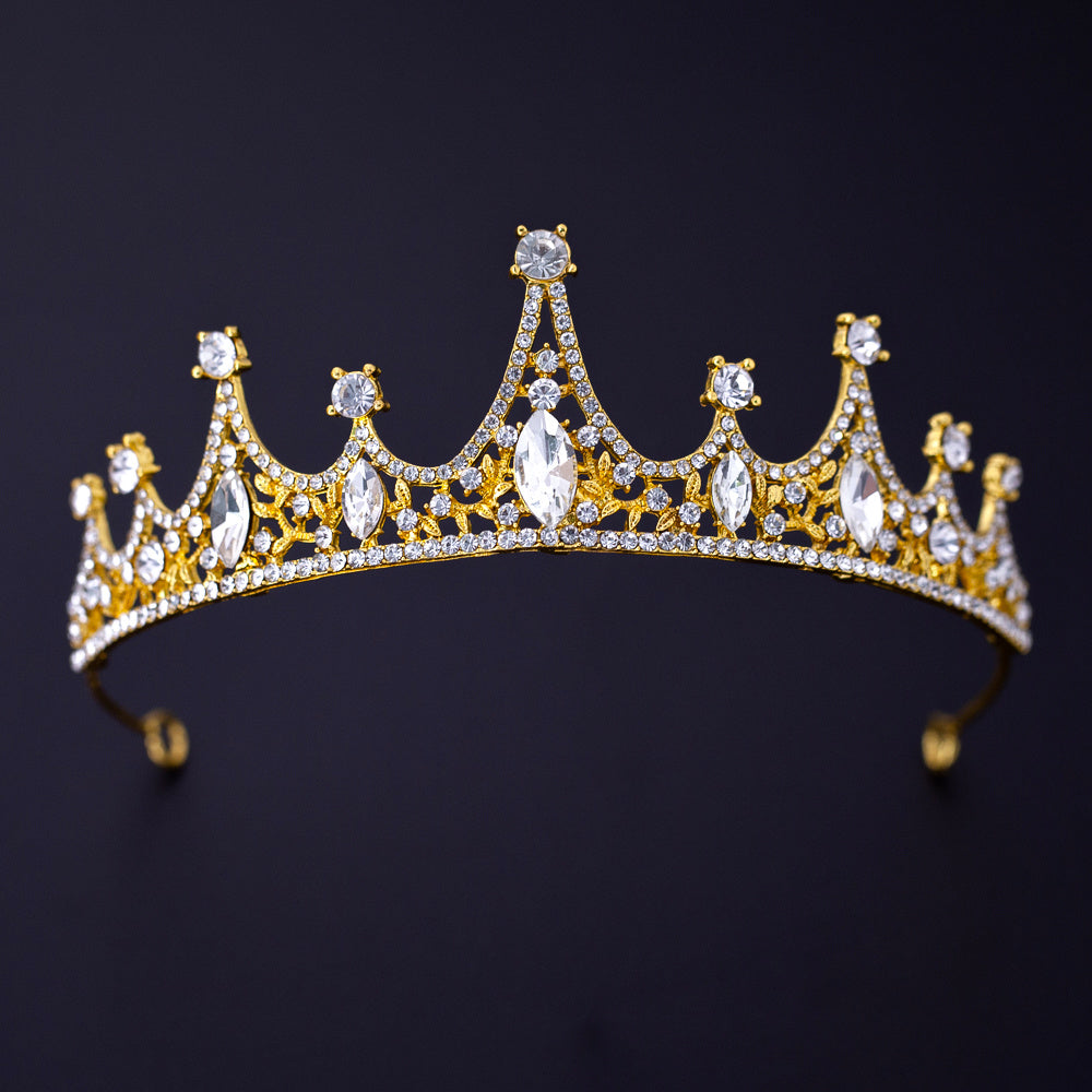 Simple Rhinestone Silver Headband Crown dbdbfe57 69e1 41df bfa3 db6120e10eb4