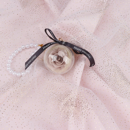 Rose Perianth Pearl Car Hanging Keychain dbdd1352 cf09 4e67 a5fd 5b002d0cdc8e