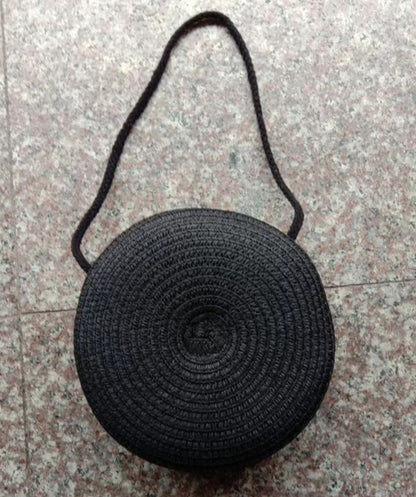 Solid Color Straw Phone Bag For Women dbe126b7 34ca 4029 9947 c860a221472f