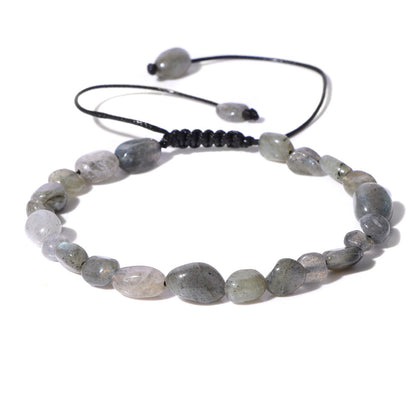 Natural Stone Traveling Irregular Beads Woven Bracelet dbe3d9c8 1b7b 449d 8d4f c4aeabb3958f