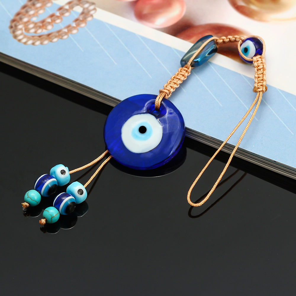 Evil Eye Bead Ornaments Wall Decoration Braided String Decoration Home Living Room Car dbf13e3a 7f1a 484e 8402 6ca3e7782fe4