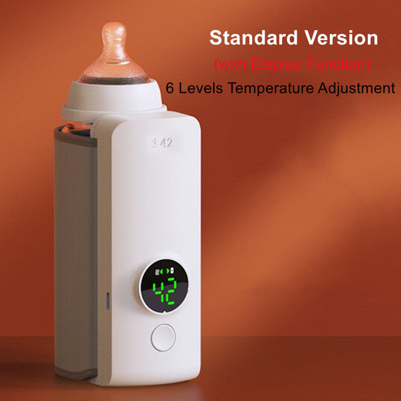 Portable Wireless Rechargeable Baby Bottle Warmer USB Charging And Heating Bag Portable Constant Temperature Milk Warmer Univ