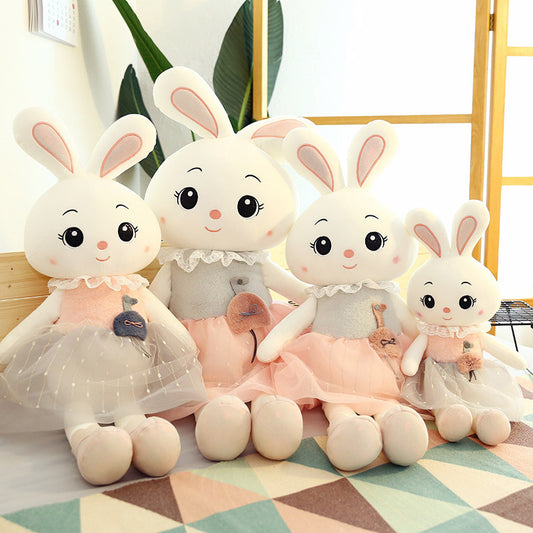 Cute Rabbit Plush Toy Doll Birthday Gift Sleeping Pillow dc1a11f3 ae89 4c36 a400 5c01c3fed1df