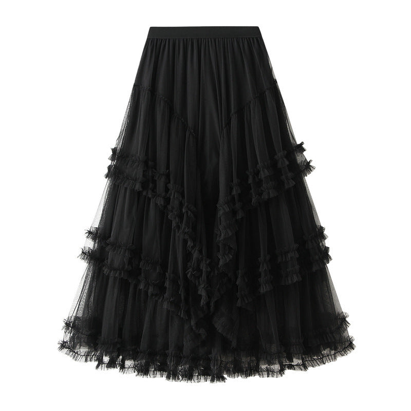 Slimming Multi-layer High-grade Gauze Skirt High-grade Skirt dc426c86 30d4 410a 8f2a 30a72f60c3b0