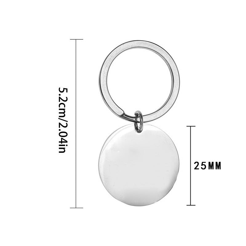 Titanium Steel Hollow Snow Mountain Valley Keychain dc44ef6c dfe4 49ef 966b 43a07d4f7315