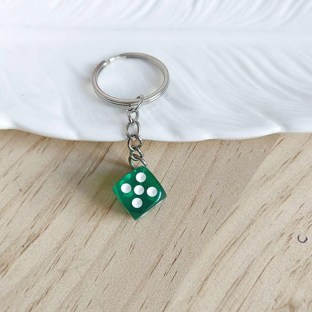 Creative Small Size Dice Keychain DIY Bag Bag Charm dc6b1080 3f16 4794 8715 6c47c7c13c7d