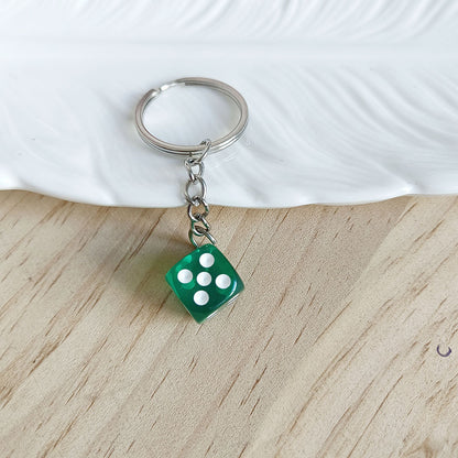 Creative Small Size Dice Keychain DIY Bag Bag Charm dc6b1080 3f16 4794 8715 6c47c7c13c7d