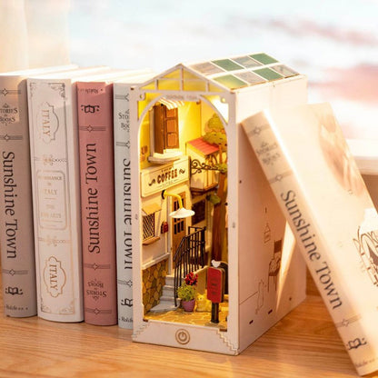 Robotime Rolife DIY Book Nook Wooden Miniature Doll House Light For Bookshelf Insert Furniture dc8c8d9d e79e 4457 be8b 761238
