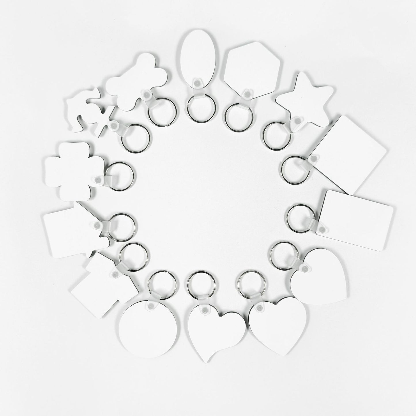 Double-sided Blank Keychain Pendant Creative Various Shapes Keychain Gift dcad2b94 51cd 4d1a b4c3 929eb3d6ac62