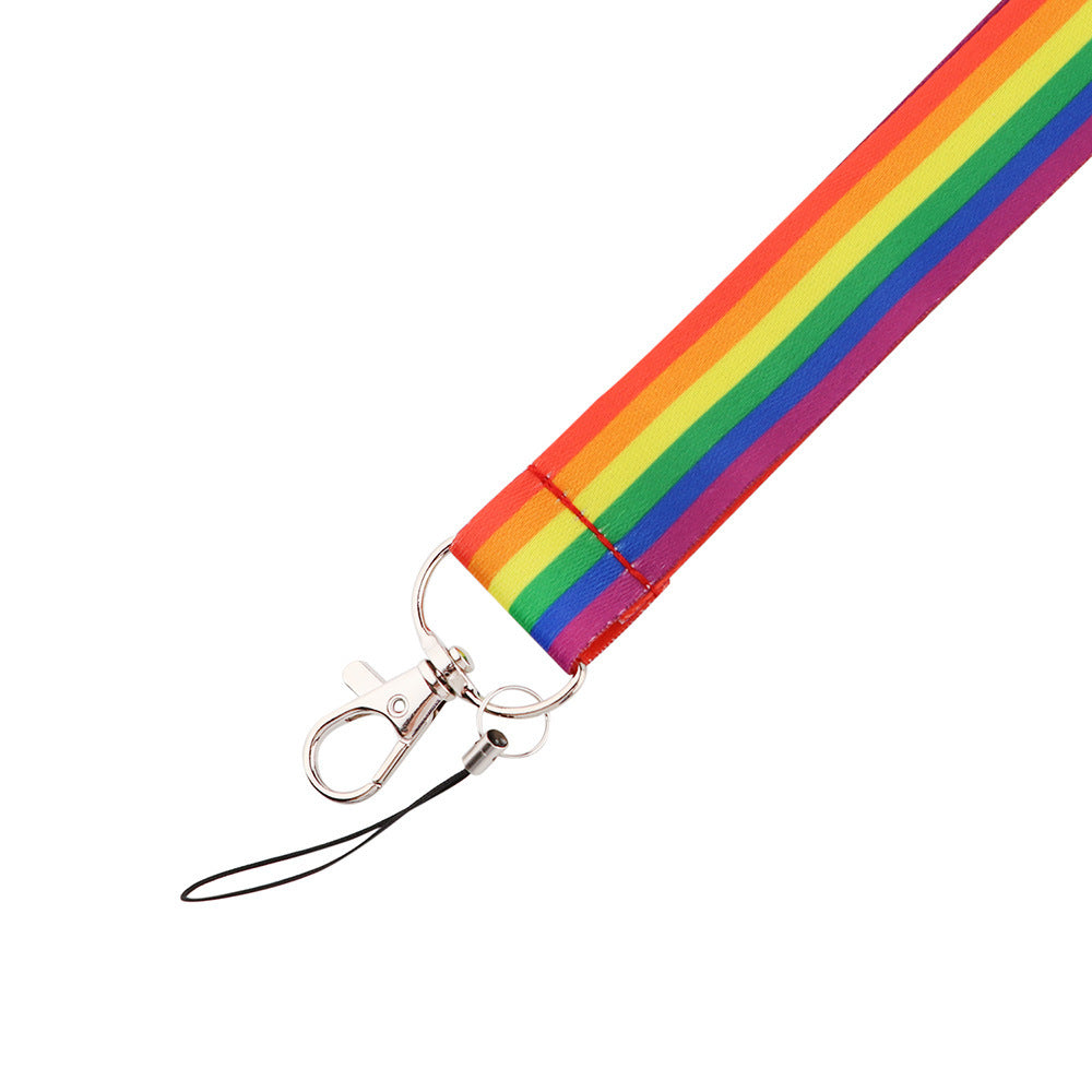 Rainbow Mobile Phone U Disk Document Lanyard Key Chain dcbd2f0b 1265 44a8 9227 1ba8513c1530