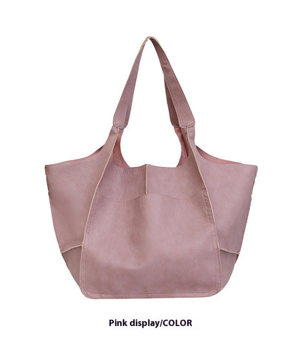 Women's Fashionable Simple Soft Leather Large Capacity Handbag dcefdb7d 94df 4e20 add0 c401c5feaa8a trans