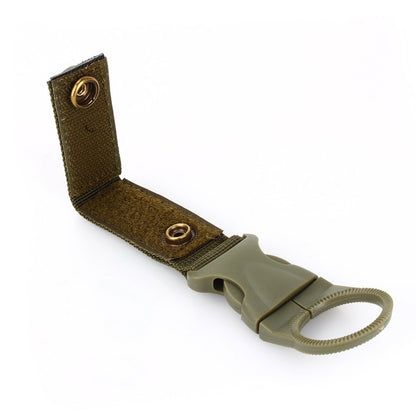 Outdoor army fan tactical nylon webbing water bottle hang buckle Multi-function carabiner molle system bottle buckle dcfee115