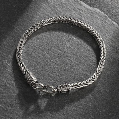 Men's Retro Stainless Steel Ins Style Personalized Bracelet dd385986 f279 4bb5 8e6e 93135c316487
