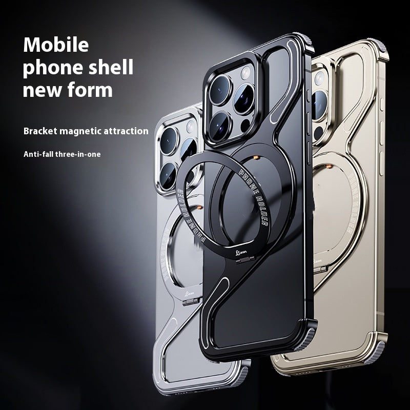 Z-type Metal Bracket Magnetic Phone Case dd3ee9c4 bedf 47c9 bd40 b091669d22e6
