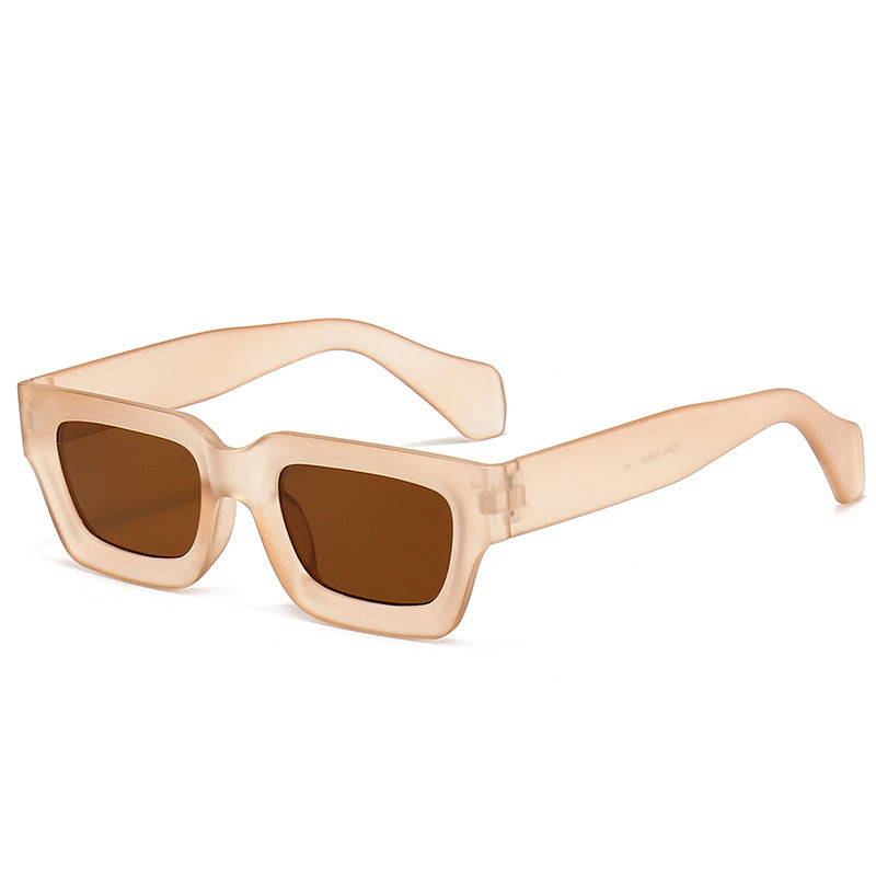 Retro Concave Frame Wide Foot Square European And American Sun-proof Sun Glasses dd4234ef 0d10 4092 a64b f1a228af77a9